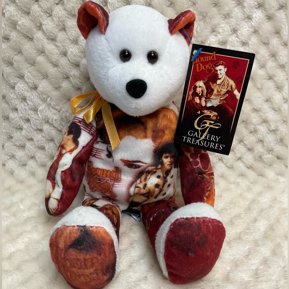 Gallery Treasures Vintage Elvis Presley Hound Dog Bear w Tags Limited Edition